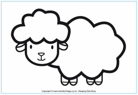 Lamb coloring #18, Download drawings