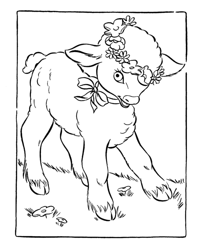 Lamb's Ear coloring #18, Download drawings