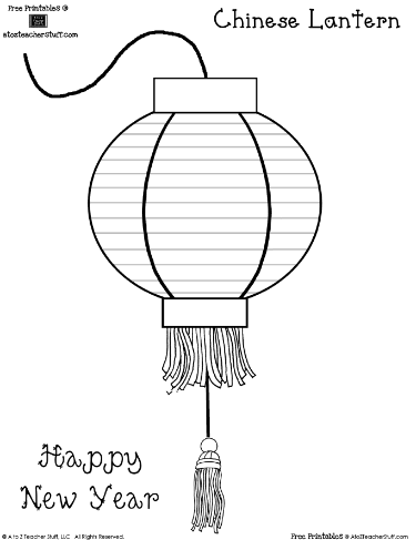 Lantern coloring #5, Download drawings