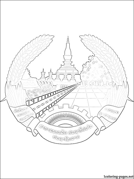 Laos coloring #20, Download drawings