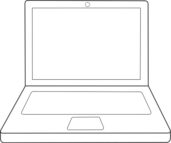 Laptop svg #1, Download drawings