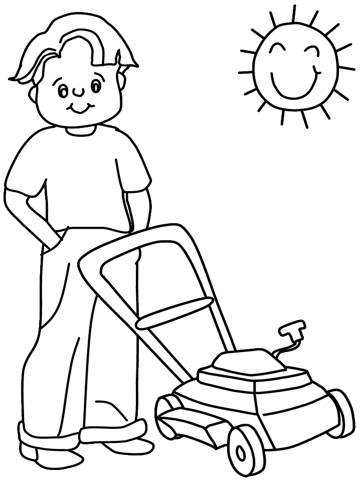 Lawn coloring #14, Download drawings