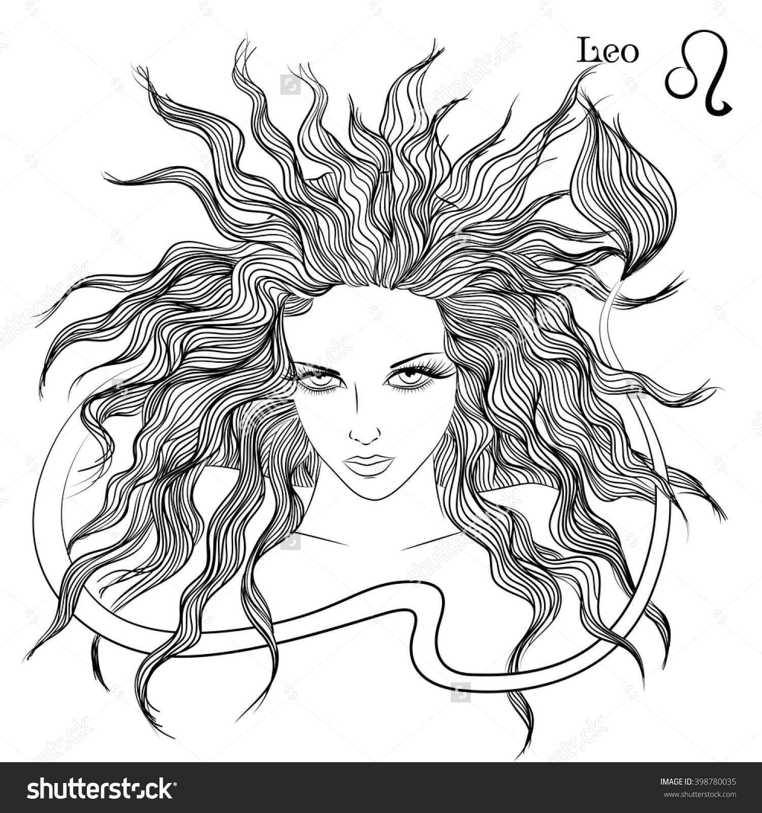 Leo (Astrology) coloring #9, Download drawings