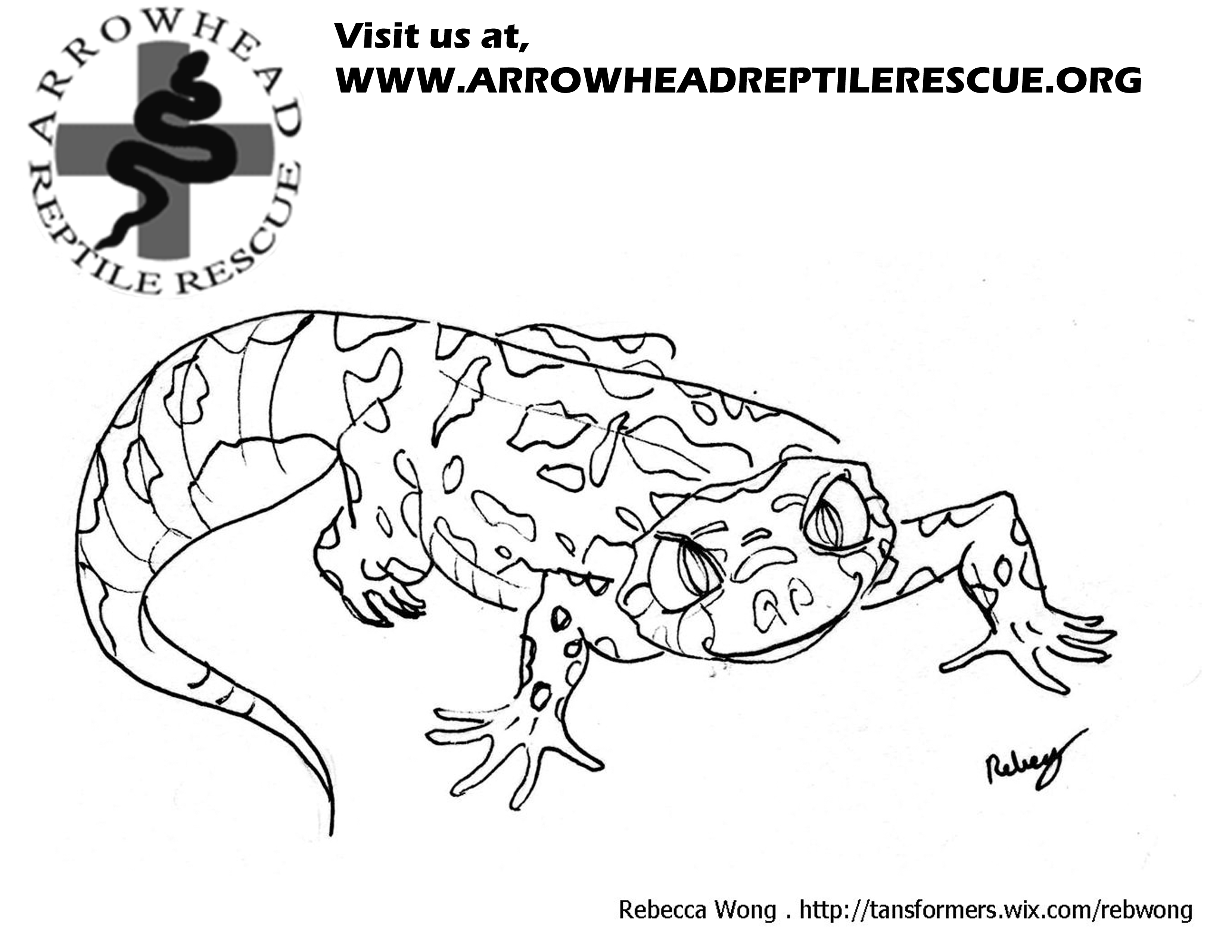 Leopard Lizard coloring #3, Download drawings