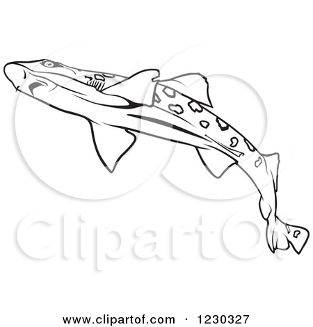 Leopard Shark coloring #10, Download drawings