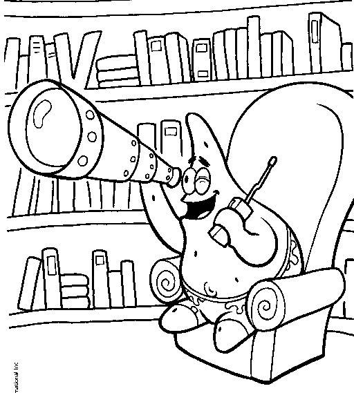 Library coloring #2, Download drawings