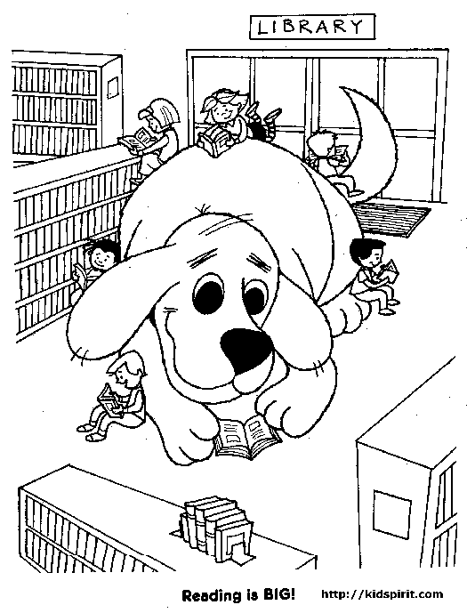 Library coloring #13, Download drawings