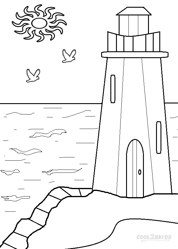 Lighthouse coloring #11, Download drawings