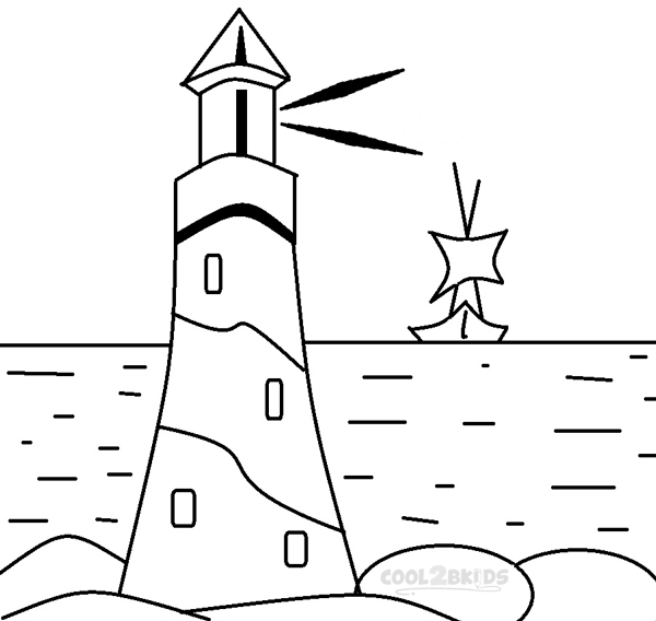Lighthouse coloring #20, Download drawings