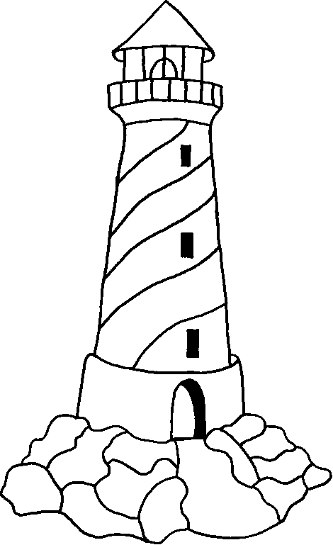 Lighthouse coloring #17, Download drawings