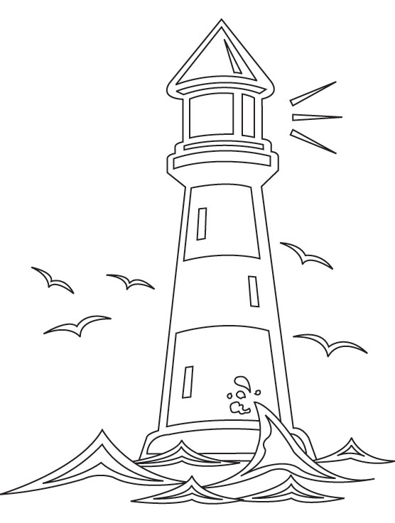 Lighthouse coloring #16, Download drawings