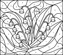 Lily Of The Valley coloring #11, Download drawings