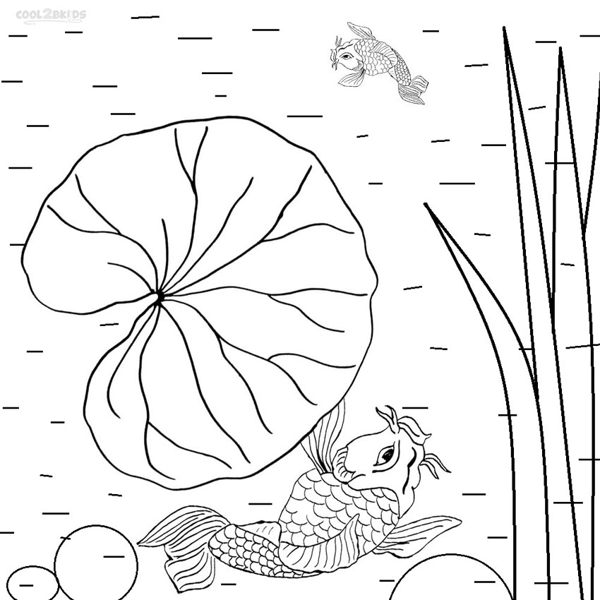 Lily Pad coloring #15, Download drawings