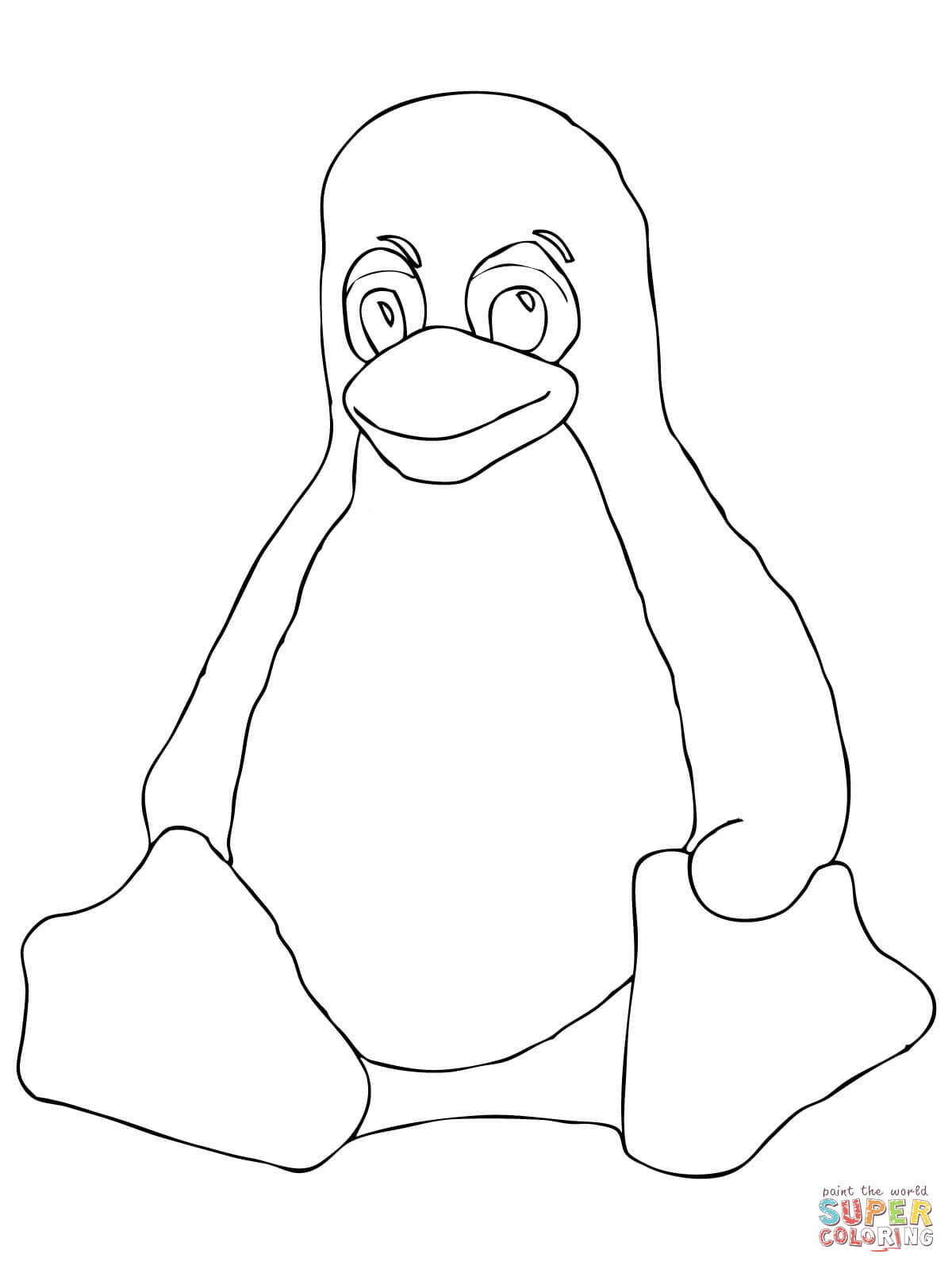Linux coloring #9, Download drawings