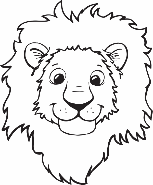 Lion coloring #10, Download drawings