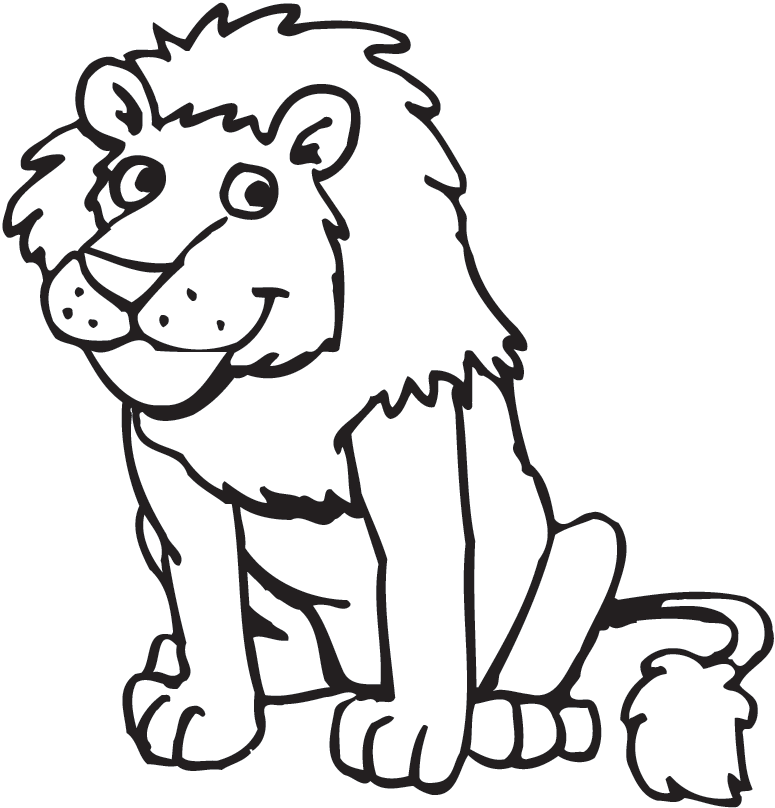 Lion coloring #18, Download drawings