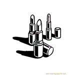 Lipstick coloring #14, Download drawings