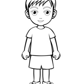 Little Boy coloring #16, Download drawings