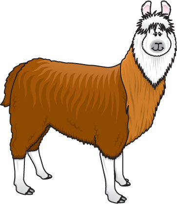 Llama clipart #4, Download drawings