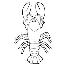 Lobster coloring #8, Download drawings