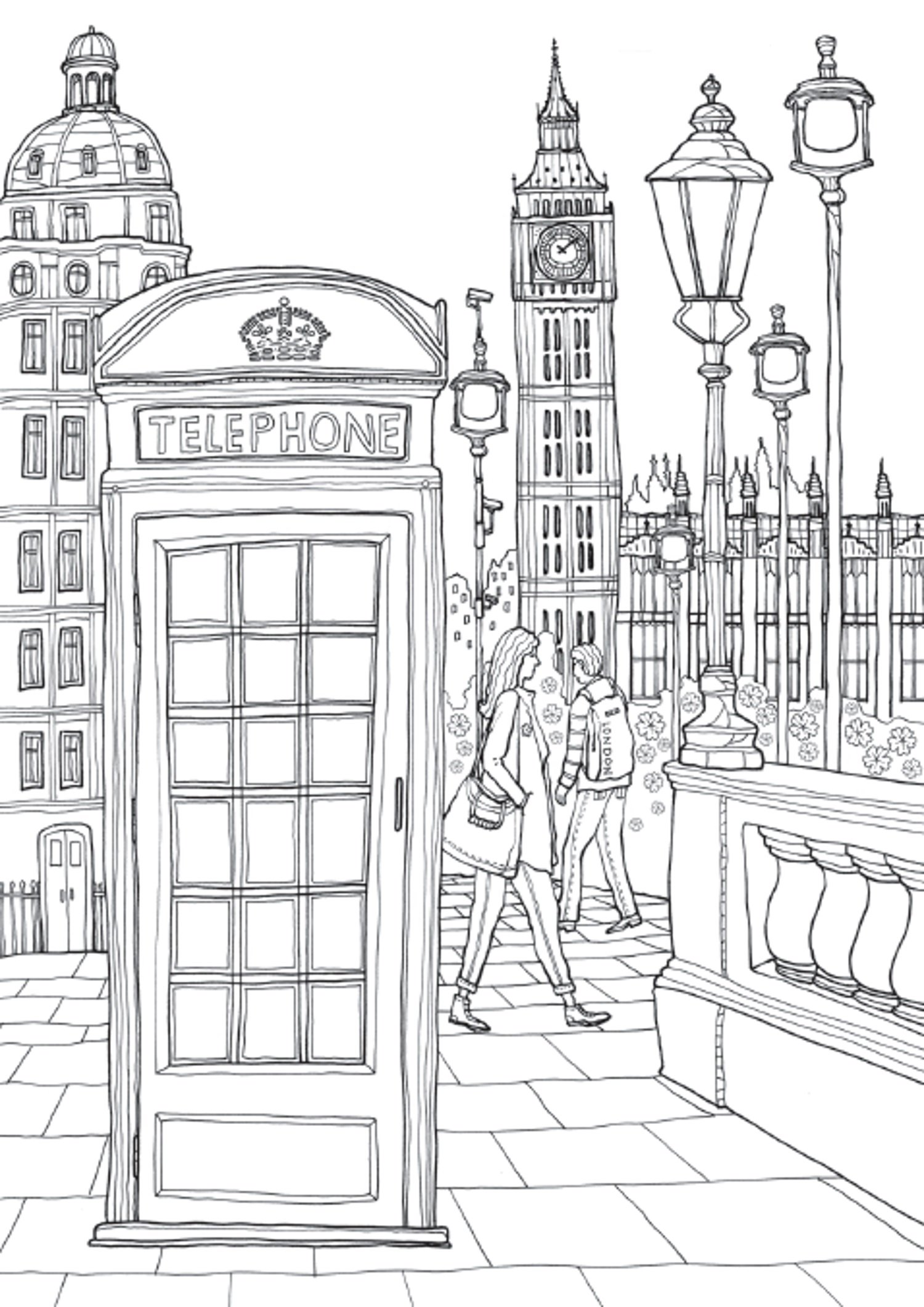 London coloring #16, Download drawings
