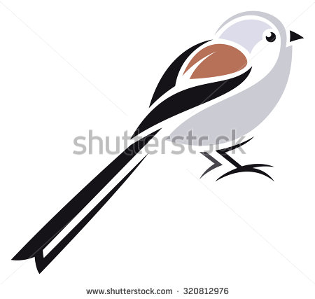 Long-tailed Tit coloring #17, Download drawings