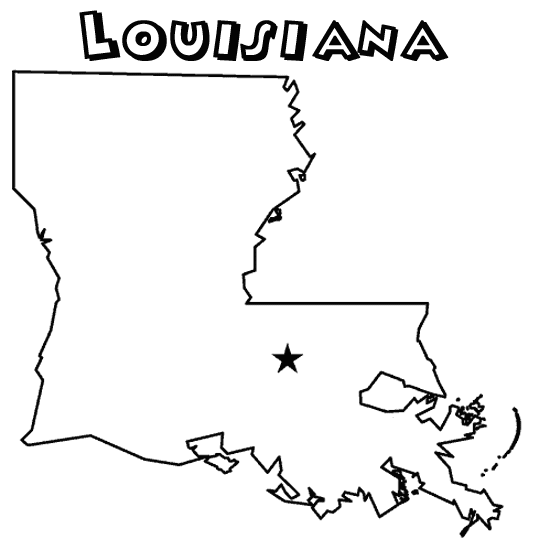 Louisiana coloring #20, Download drawings