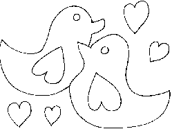 Lovebird coloring #14, Download drawings