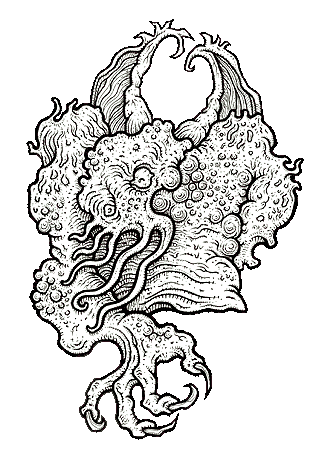 Lovecraft coloring #1, Download drawings
