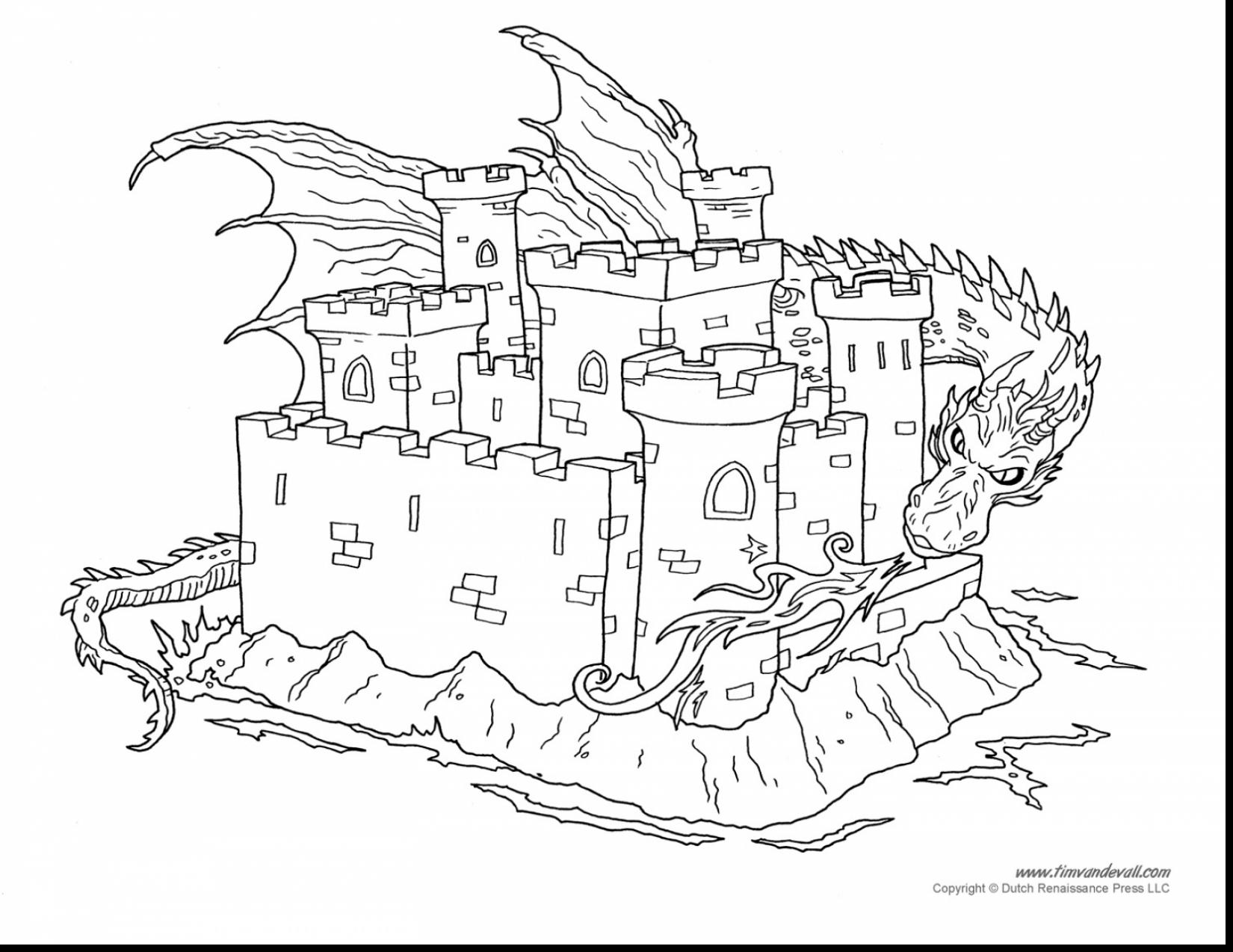 Magnificent Castle coloring #19, Download drawings