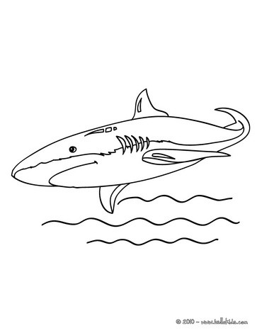 Mako Shark coloring #16, Download drawings