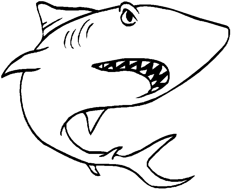 Mako Shark coloring #13, Download drawings