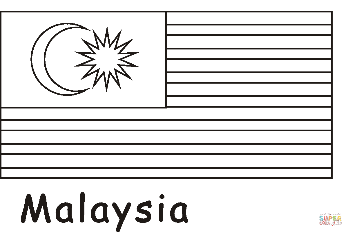 Malaysia coloring #19, Download drawings