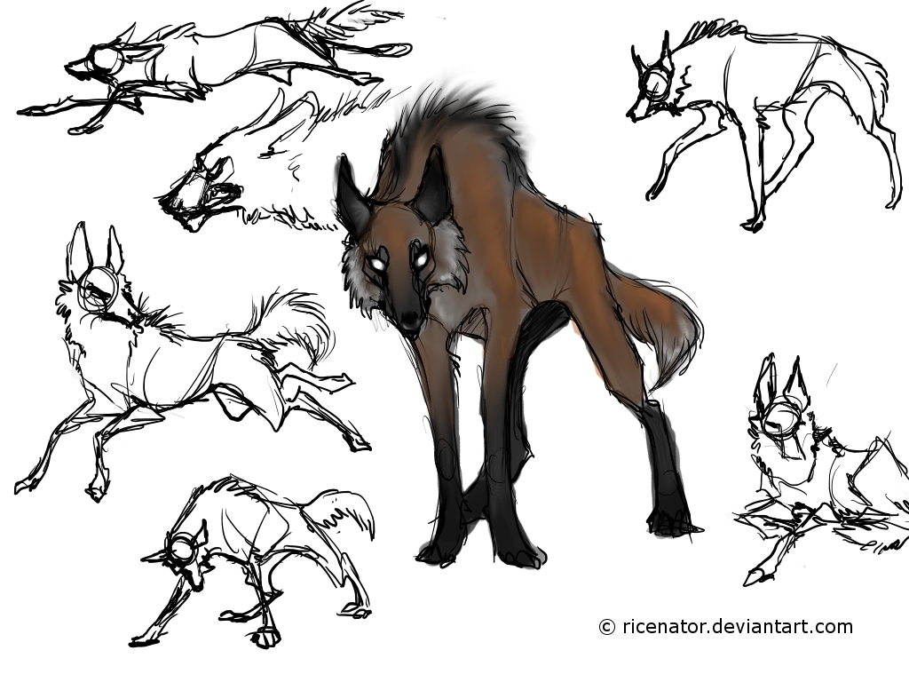 Maned Wolf svg #19, Download drawings
