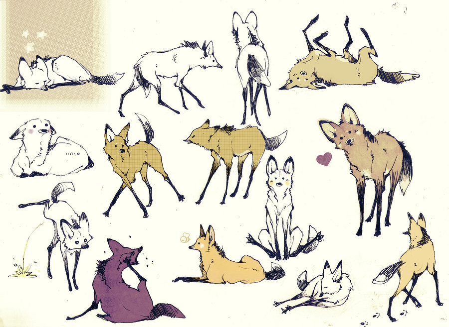 Maned Wolf svg #5, Download drawings