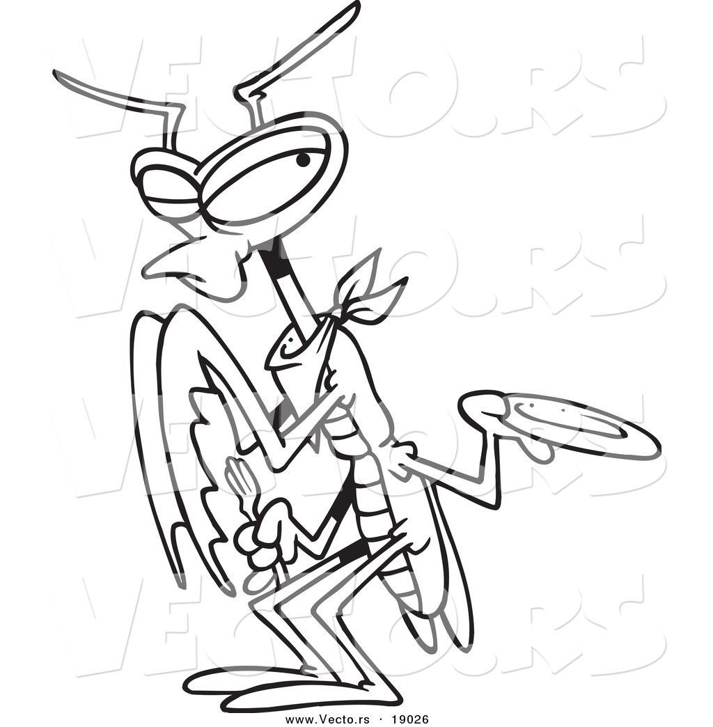 Mantis coloring #8, Download drawings