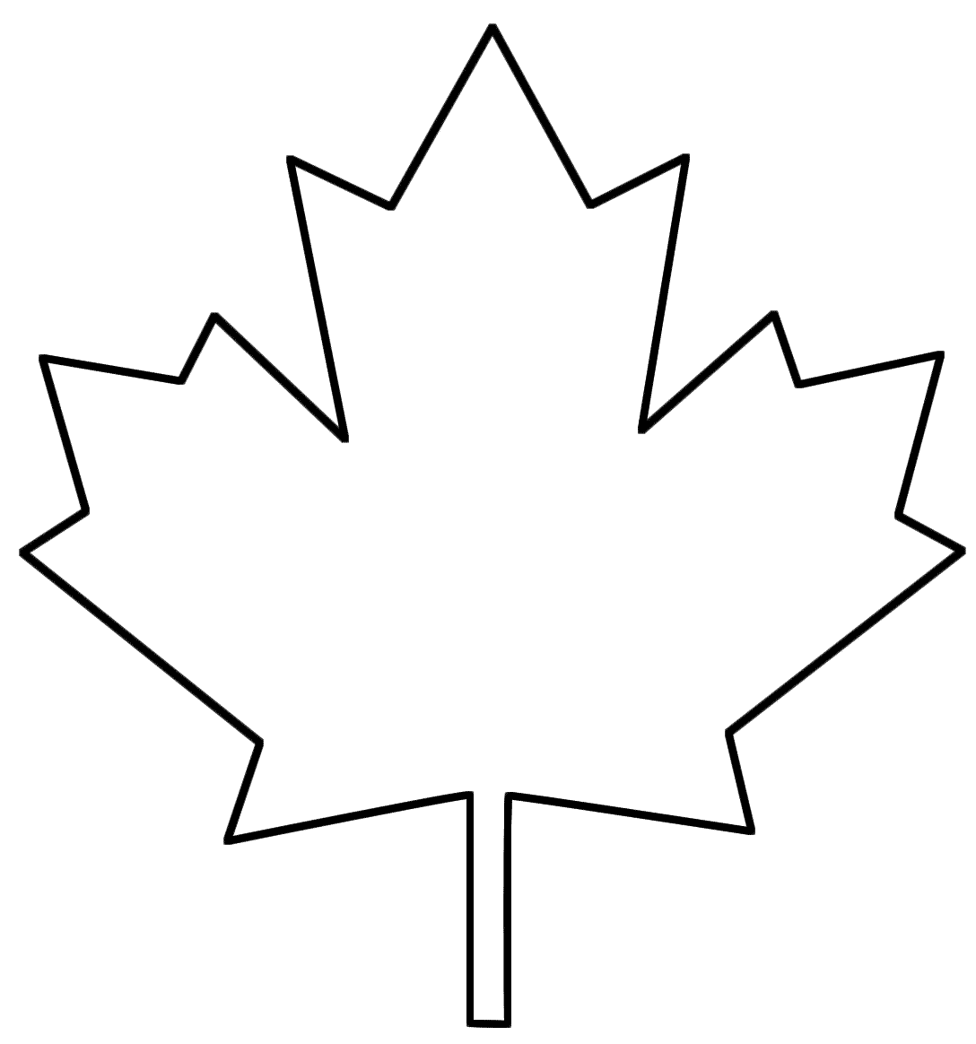 Maple Leaf coloring #18, Download drawings