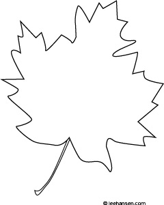 Maple Leaf coloring #9, Download drawings