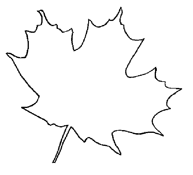 Maple Leaf coloring #4, Download drawings