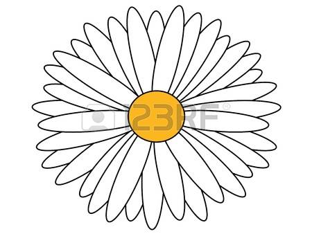 Marguerite Daisy coloring #9, Download drawings