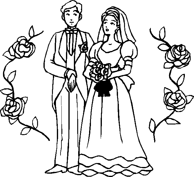 Mariage coloring #9, Download drawings