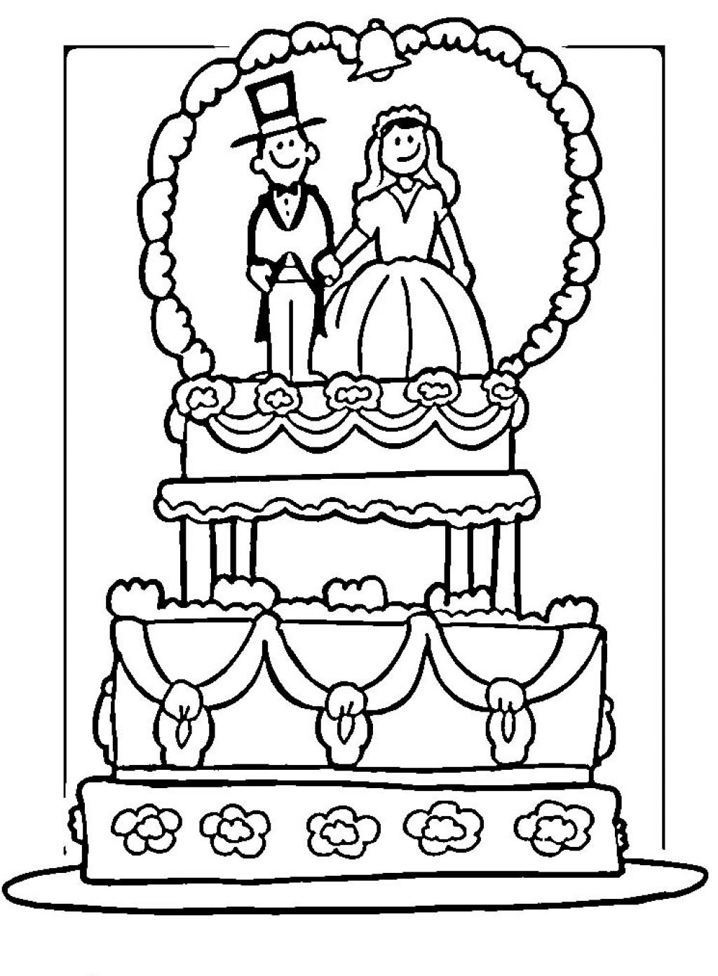Mariage coloring #7, Download drawings