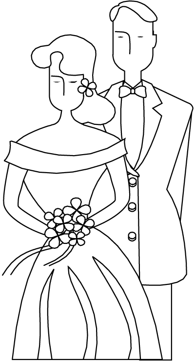 Mariage coloring #19, Download drawings