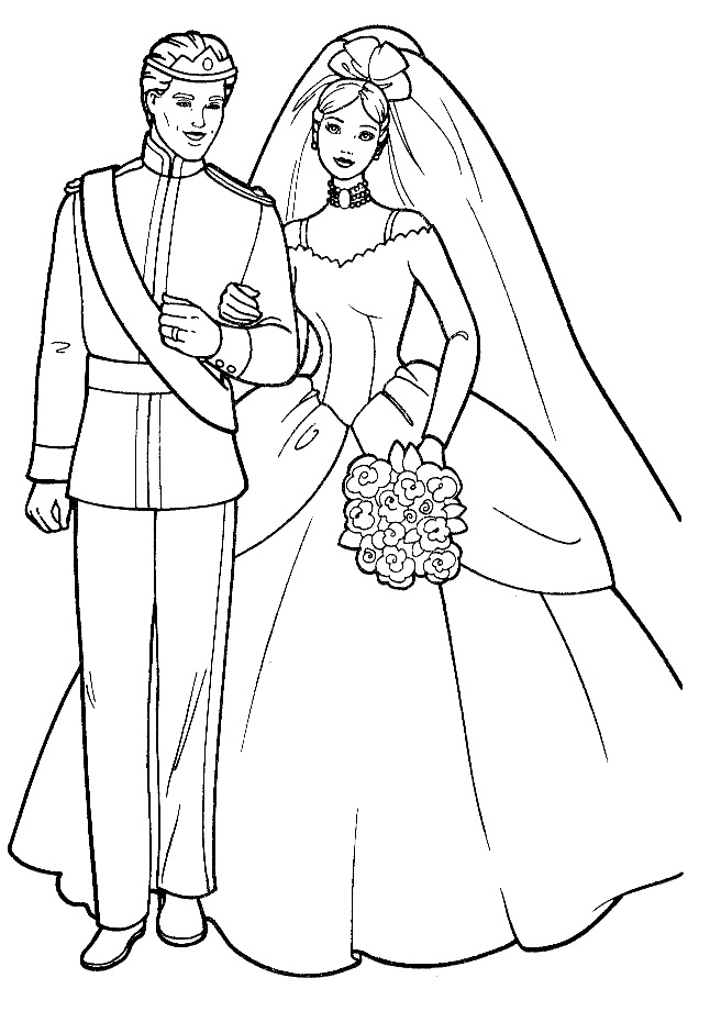 Mariage coloring #15, Download drawings