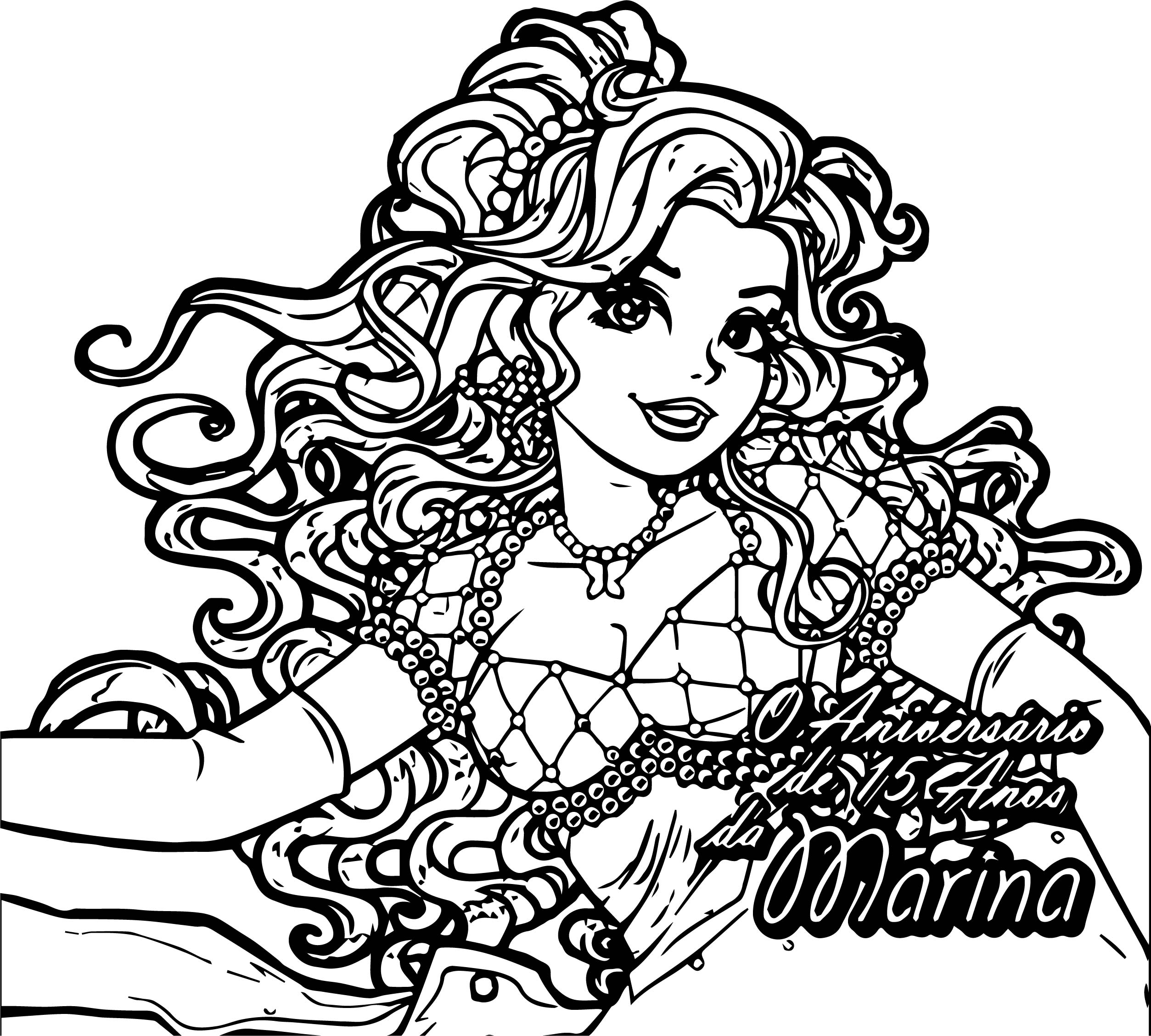 Marina coloring #1, Download drawings