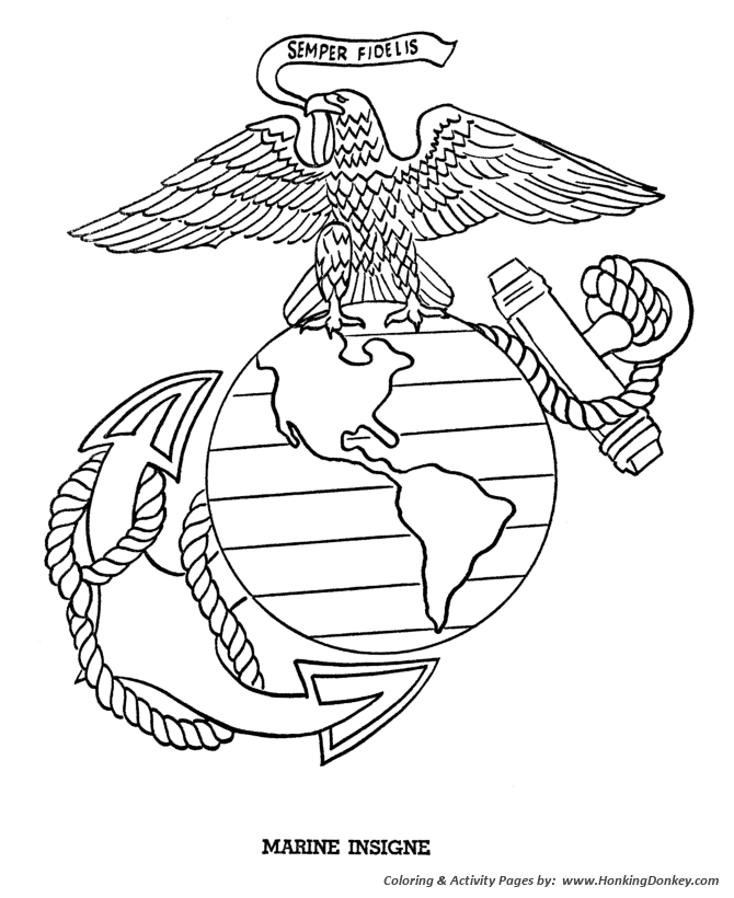 Marines coloring #10, Download drawings