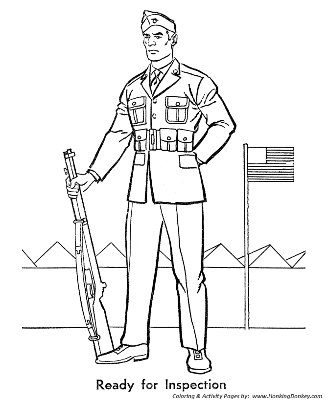 Marines coloring #6, Download drawings
