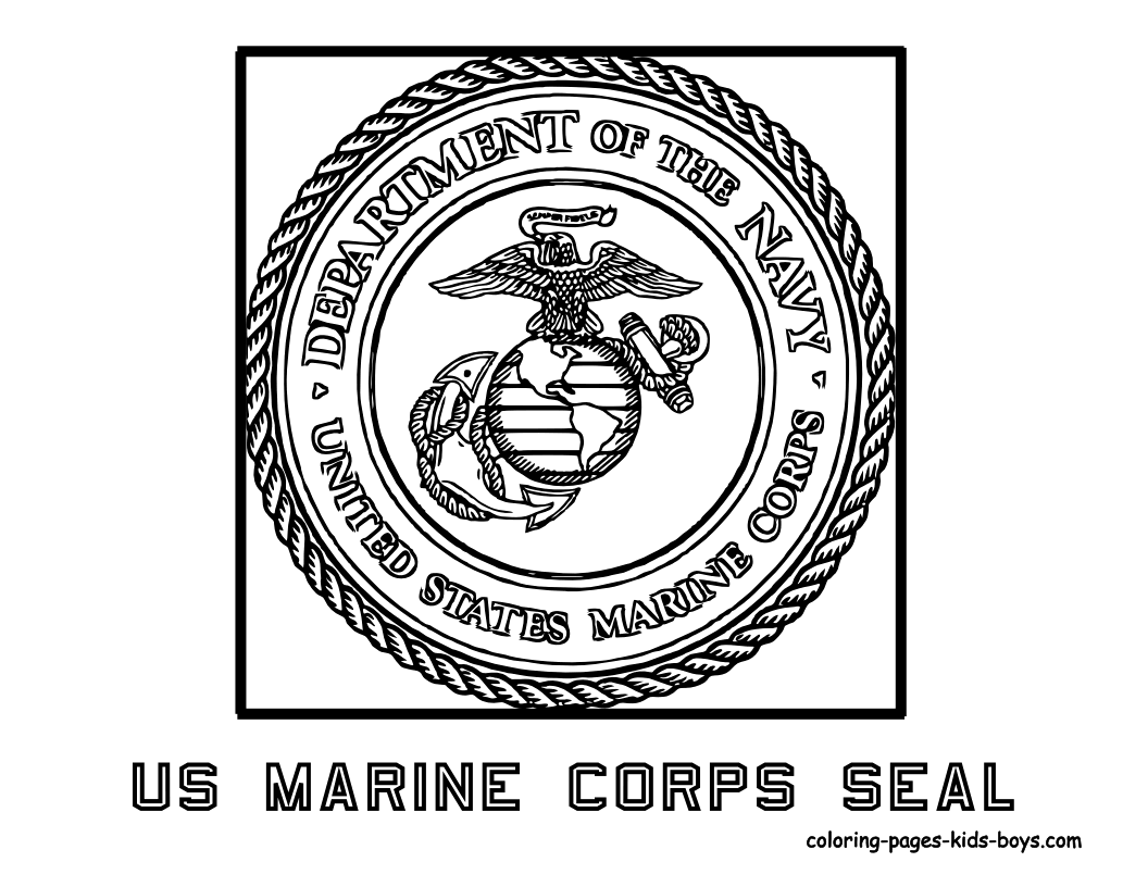 Marines coloring #15, Download drawings