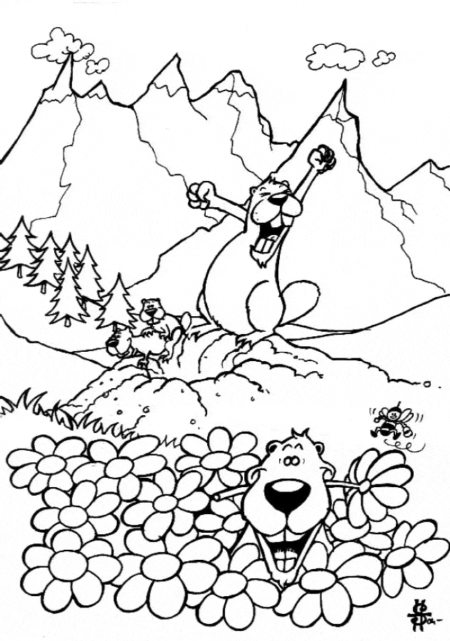 Marmot coloring #16, Download drawings