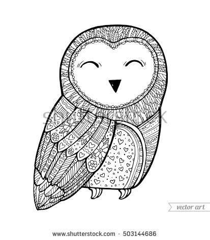 Marsh Owl coloring #11, Download drawings
